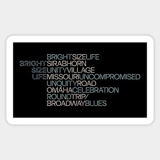 Bright Size Life Sticker